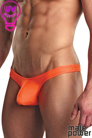 Euro Male Pouch Orange Thong L/XL