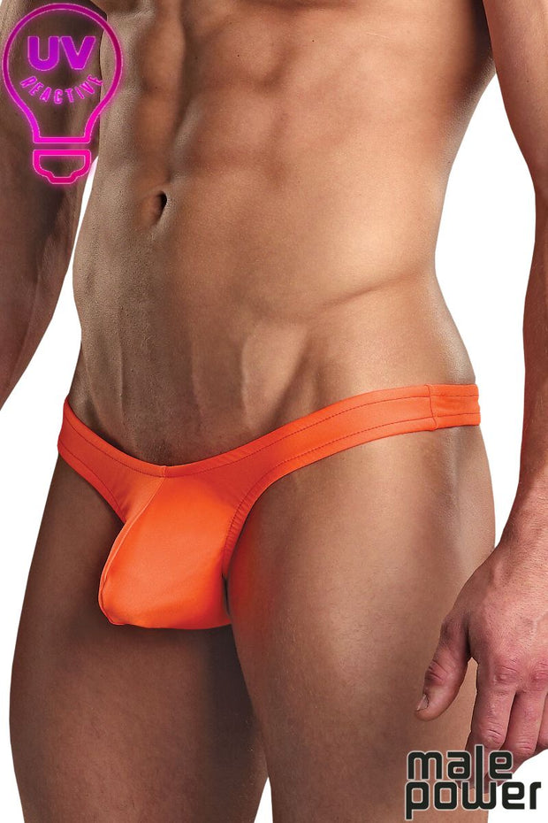 Euro Male Pouch Orange Thong L/XL