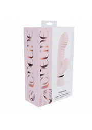 Mystique Pink 10 function Ribbed Rabbit