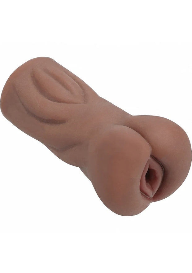 Riley Rearview  TPE Small Masturbator 130g Brown