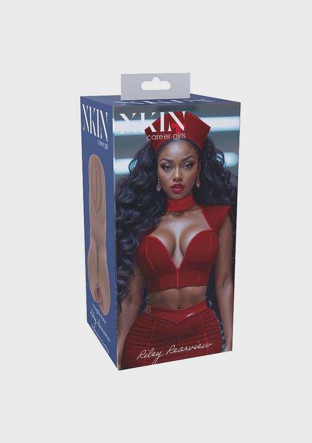 Riley Rearview  TPE Small Masturbator 130g Brown