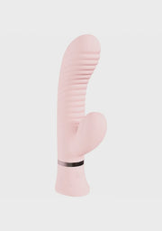 Mystique Pink 10 function Ribbed Rabbit