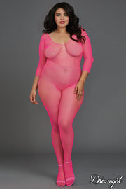 Fishnet Bodystocking Black OSXL