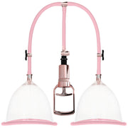 Pumped Rose Gold Breast Pump Set in Large