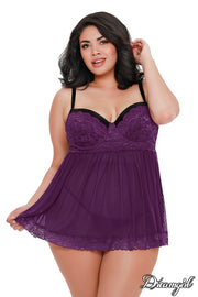 BABYDOLL PLUM 1X2X
