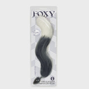 Foxy Fox Tail Silicone Butt Plug Grey