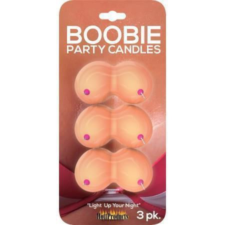 Boobie Party Candles -- 3 pack