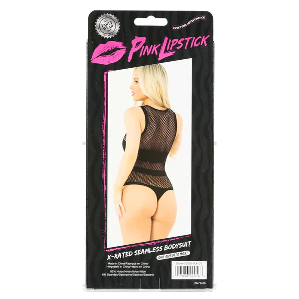 X-Rated Seamless Bodysuit Black OS