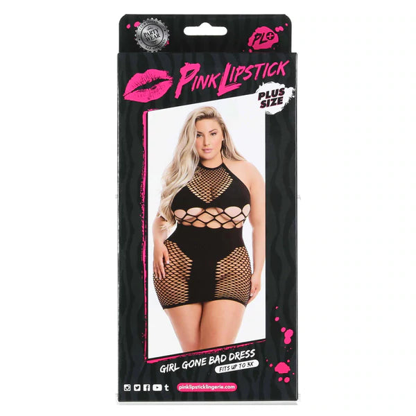 Girl Gone Bad Dress Black OSXL