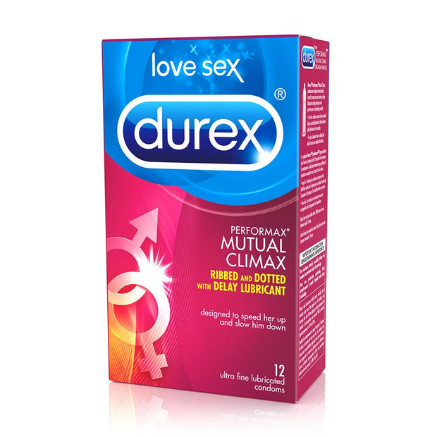 Durex Performax Mutual Climax Condoms in 12 Pack