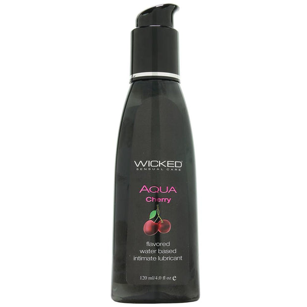 Aqua Flavored Lube 4oz/120ml in Cherry