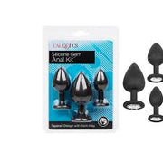 SILICONE GEM ANAL KIT BLACK