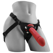 Strap-On Silicone Vamp Kit in Red