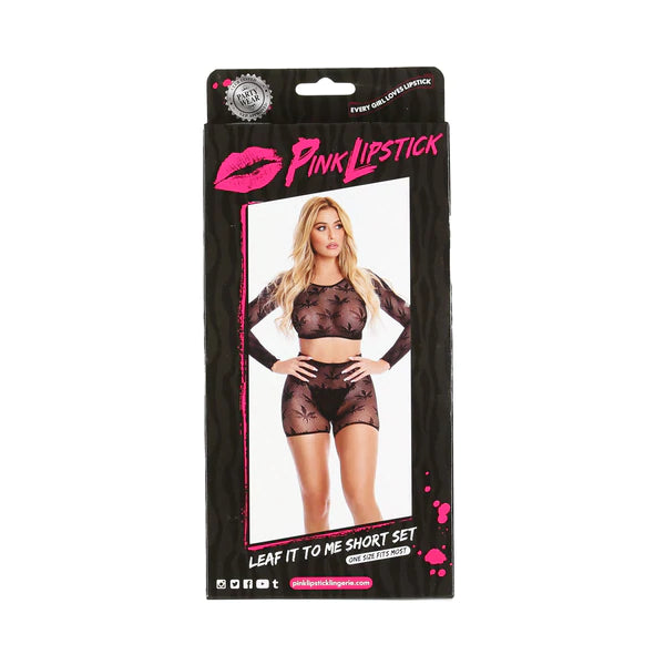 Leaf It To Me Short Set Black OS