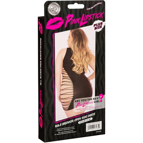 Rule Breaker Open Side Dress Black  OSXL