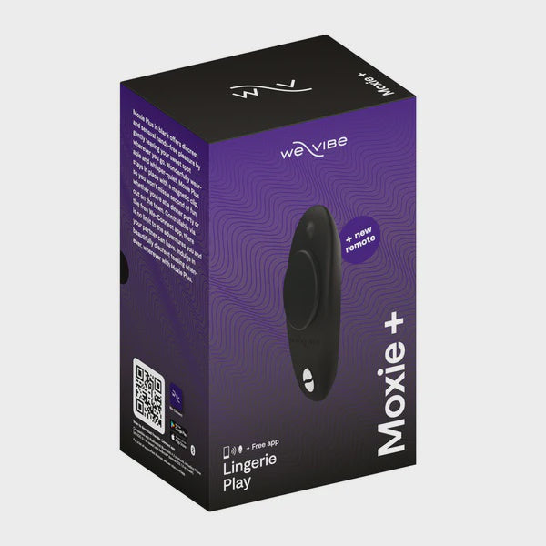 We-Vibe Moxie+ Wearable Clitoral Vibrator Black