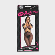 Amplify Crotchless Bodystocking Black OS