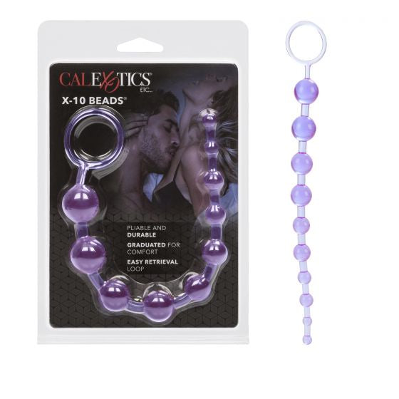 X-10 Anal Beads in Purple