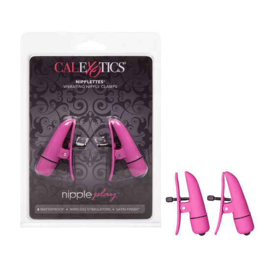 nipple play Vibrating Nipplettes in Pink