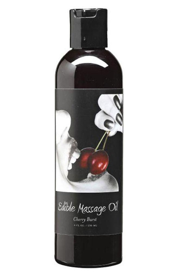 Edible Massage Oil 2oz/60ml in Cherry Burst