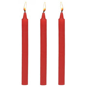 Master Series Fire Sticks Drip Candle Set of 3 in Red
