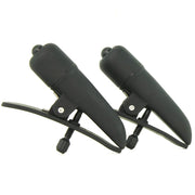 Nipple play Nipplettes Vibrating Clamps in Black