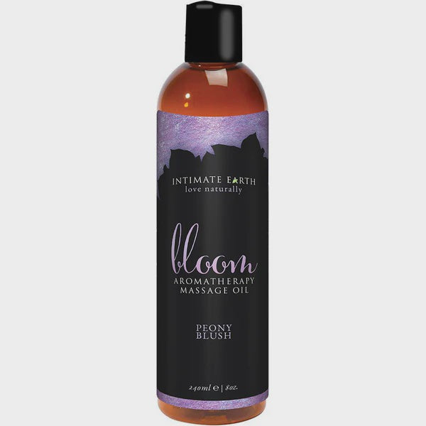 Intimate Earth Aromatherapy Massage Oil - Peony Blush - 8oz