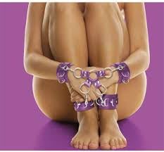 Hand And Leg cuff Set in Purple