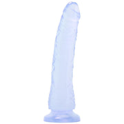 Basix Slim 7 Inch Dildo in Clear