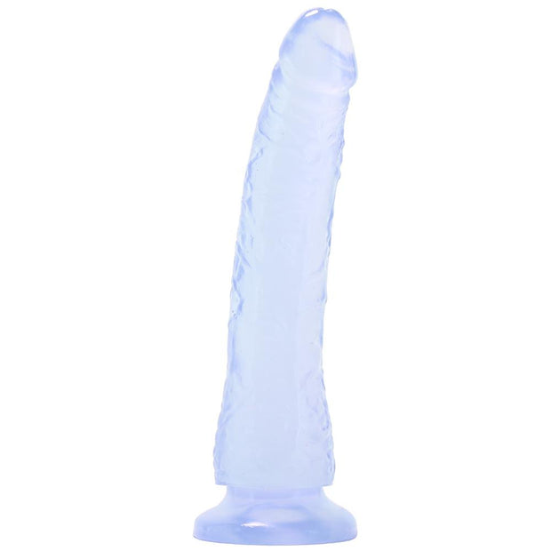 Basix Slim 7 Inch Dildo in Clear