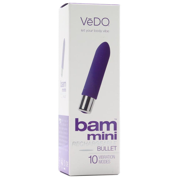 Bam Mini Rechargeable Bullet Vibe in In To You Indigo