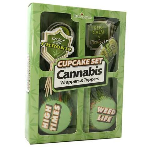Cupcake Set - Cannabis