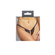 Allure Adore The Kiss Panty Black  OS