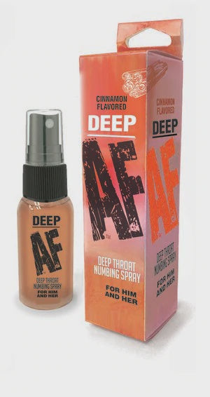 Deep AF Numbing Throat Spray Cinnamon