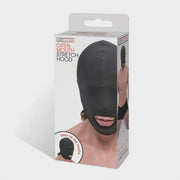 Open Mouth Stretch Hood Black  OS