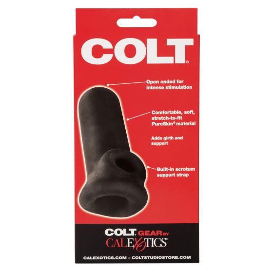 Calexotics Colt PureSkin Slammer Black Flesh Extender Strap Package