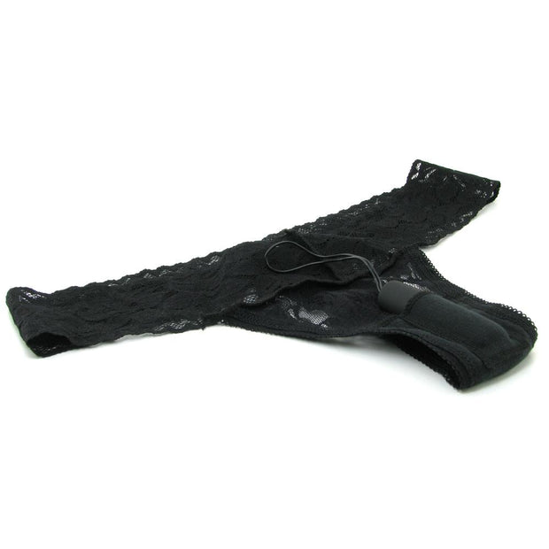 Fetish Fantasy Remote Panties Pipedream Fifty Shades Lace Black OSXL Plus Size