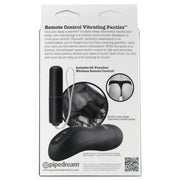 Fetish Fantasy Remote Panties Pipedream Fifty Shades Lace Black OSXL Plus Size Package Back Box
