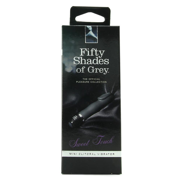 Fifty Shades Official Collection Silicone E.L. James Approved Sweet Touch Mini Clitoral Vibrator Suction in Package Kit
