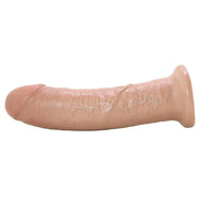 King Cock 8" Dildo Realistic Silicone No Balls Pipedream Tan White Flesh