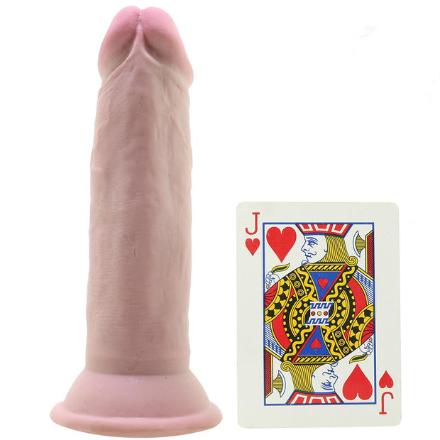 King Cock+ Triple Density 6 inch realistic lifelike Pipedream Dildo white flesh ivory card size compare