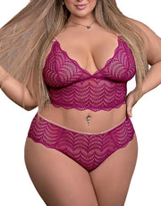 Bralette & Cheeky Panty Set LG