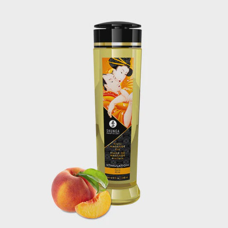 Shunga Massage Oil Stimulation Peach
