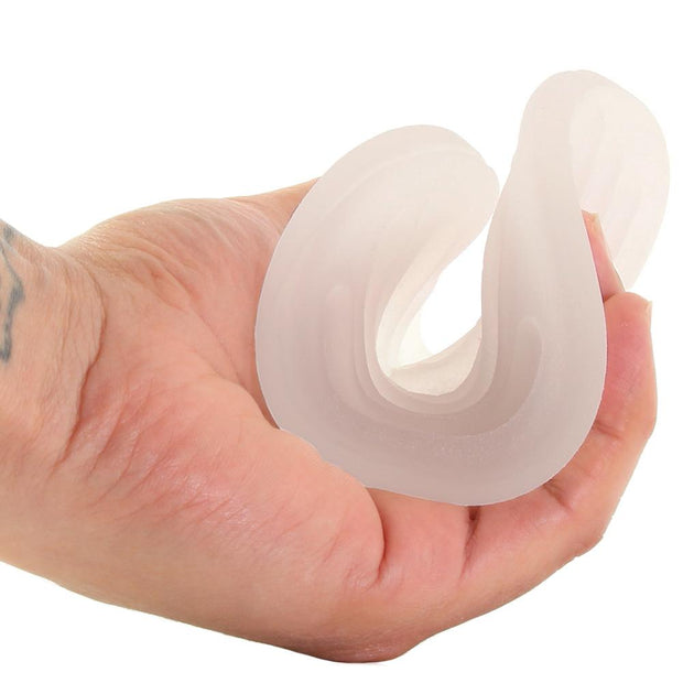 Screaming O Flexible Jackits Stroker Pad in Clear Textured