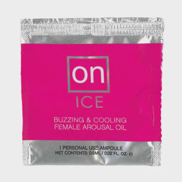 Sensuva ON ICE Buzzing & Cooling Female Arousal Oil Foil 0.5ml/0.002 fl oz.