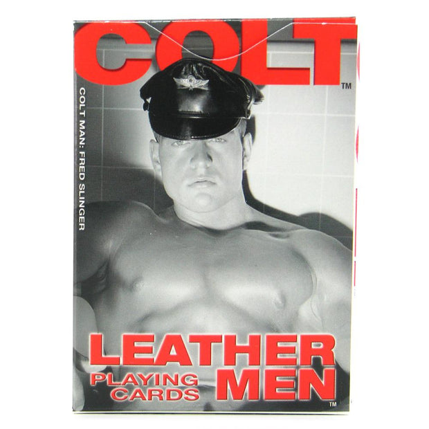 Colt Leather Men Playing Cards in Box