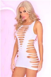 Slice and Dice Seamless Dress White OS