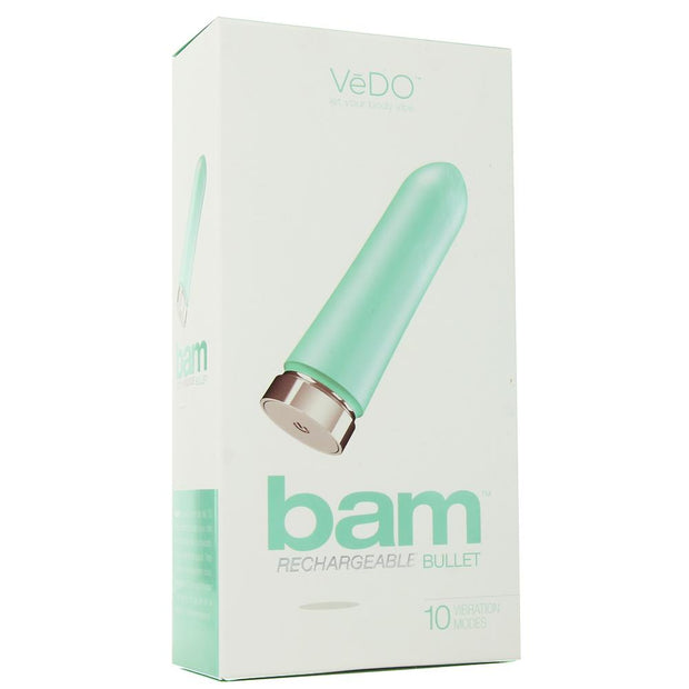 Bam Rechargeable 10X Bullet Vibe in Tease Me Turquoise