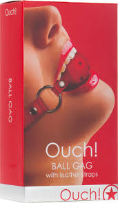 Ouch! Gag Ball Red