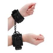 Ouch! Luxury Hand Cuffs - Black